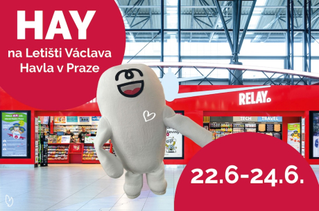 HAY na Letišti Václava Havla v Praze